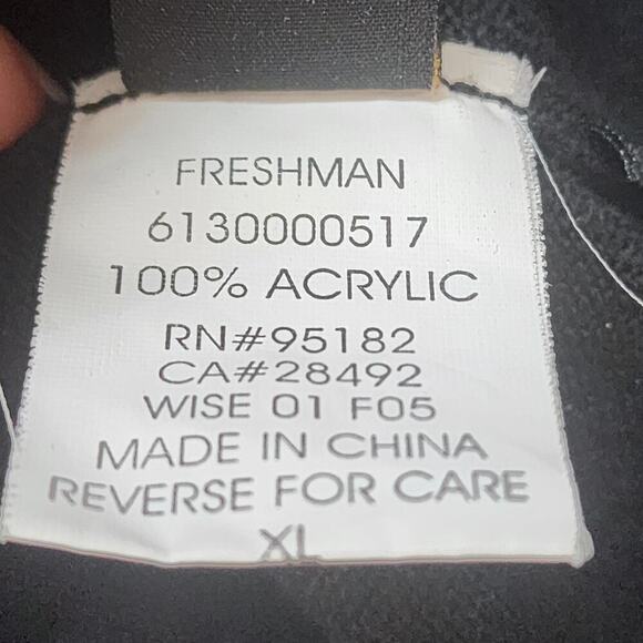 2000s Emerica Skateboarding Freshman Argyle V-neck Sweater Men's Sz XL‎ - Picture 6 of 6